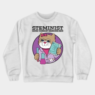 STEMinist Women in Science Crewneck Sweatshirt